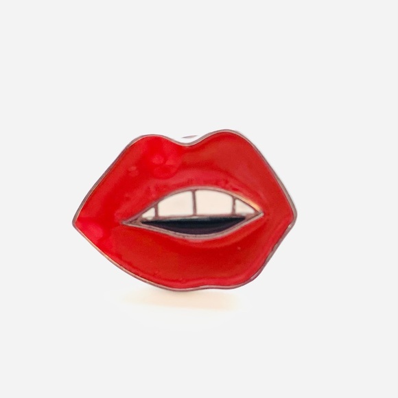 3/$10 💋 “Pouty Mouth” Unisex Enamel Pin for Personal Use or Gifts - Mix & Match - Picture 3 of 5